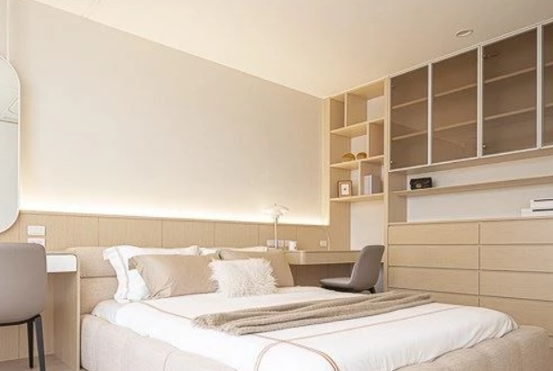 新成屋隔间弹性化更好住！重整格局、拉门设计活化16 平方乡村风小宅