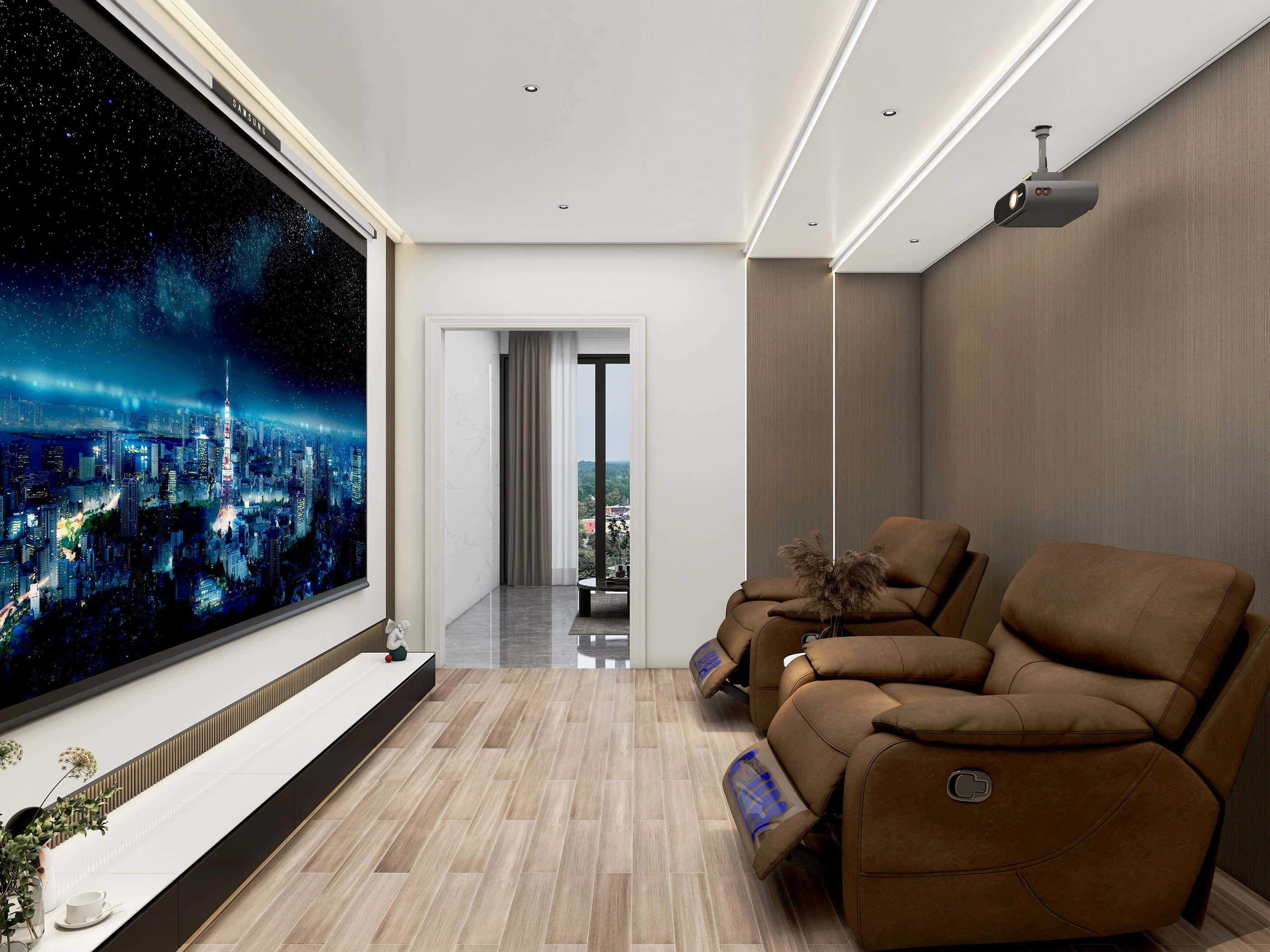 全铝蜂窝大板流金雅居装修效果图